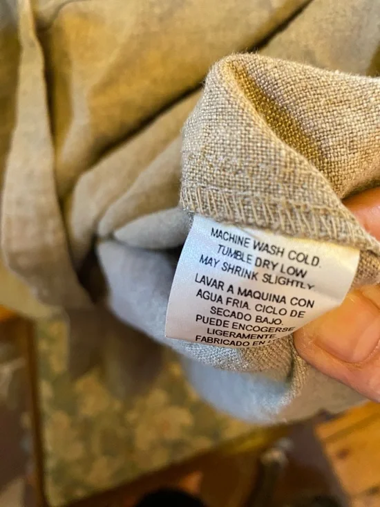 Eileen Fisher Linen Button Down Maxi Dress - Picture 7 of 7